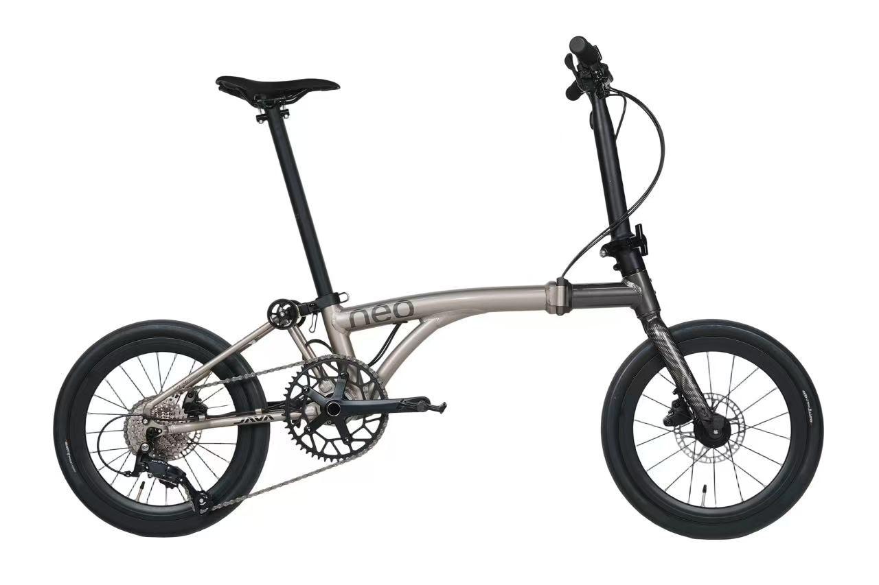 Java Neo9 Blue JAVA NEO 9-Speed Triple-Fold Bike - 16 Inch - Blue - Image 37