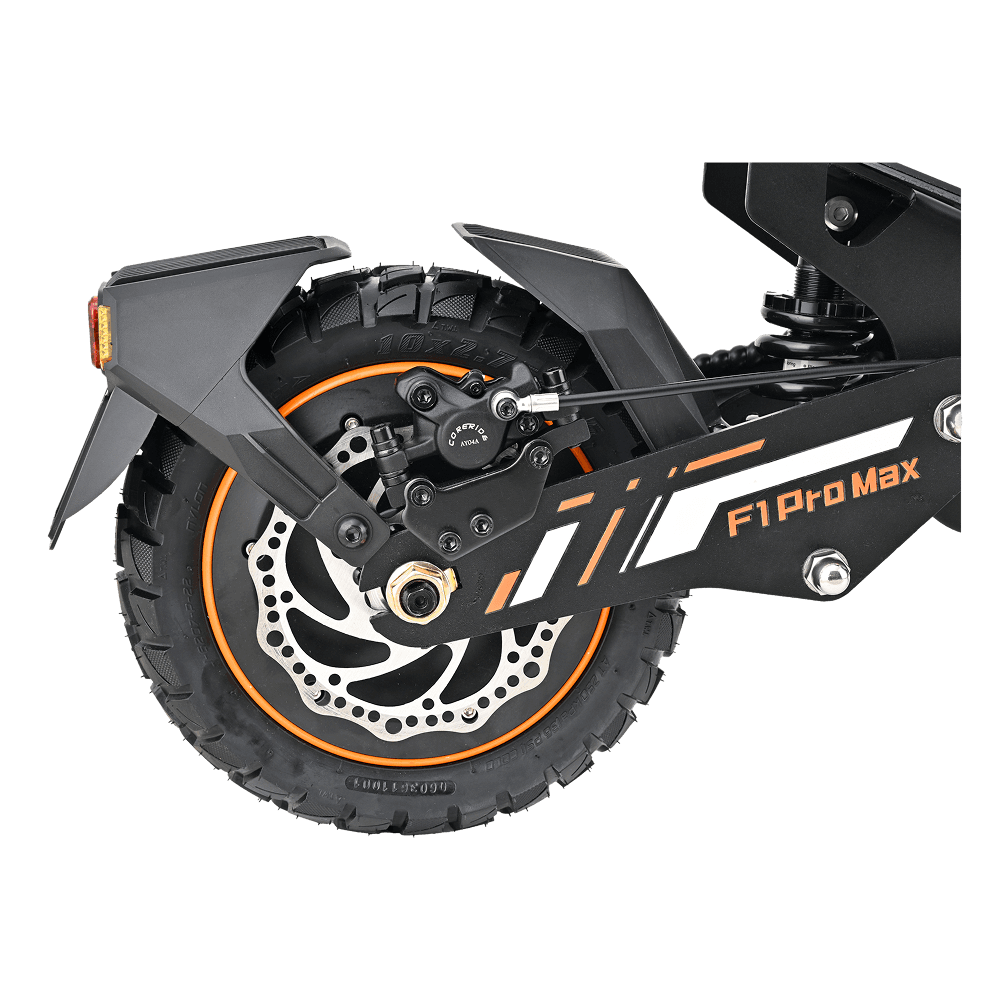 KUGOO F1 Pro Max 48v 22 4ah 1600w Orange Black Kugoo F1 Pro Max Electric Scooter - 1600W 48V 22.4Ah Dual Motor - Orange/Black - Image 4