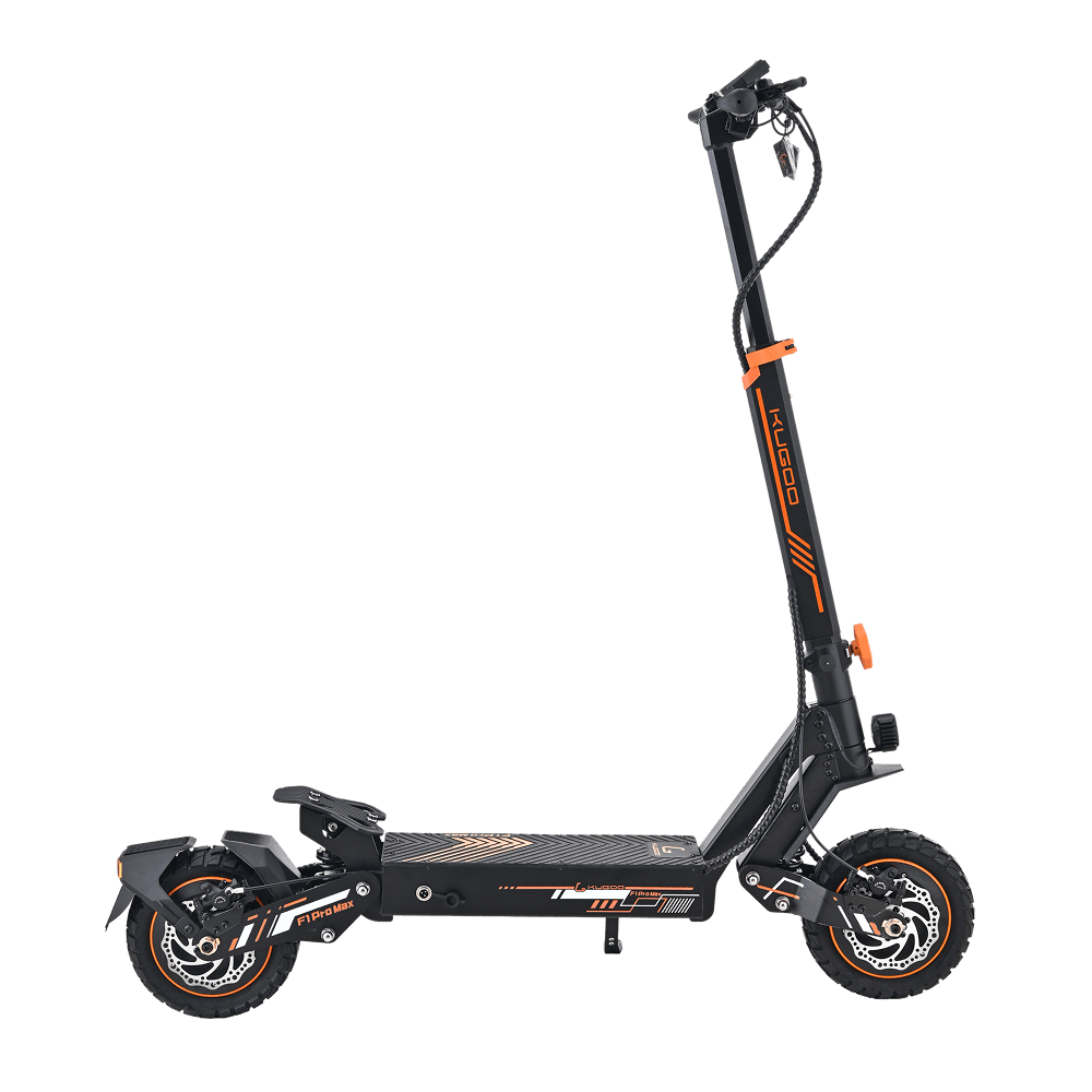 KUGOO F1 Pro Max 48v 22 4ah 1600w Orange Black Kugoo F1 Pro Max Electric Scooter - 1600W 48V 22.4Ah Dual Motor - Orange/Black - Image 7