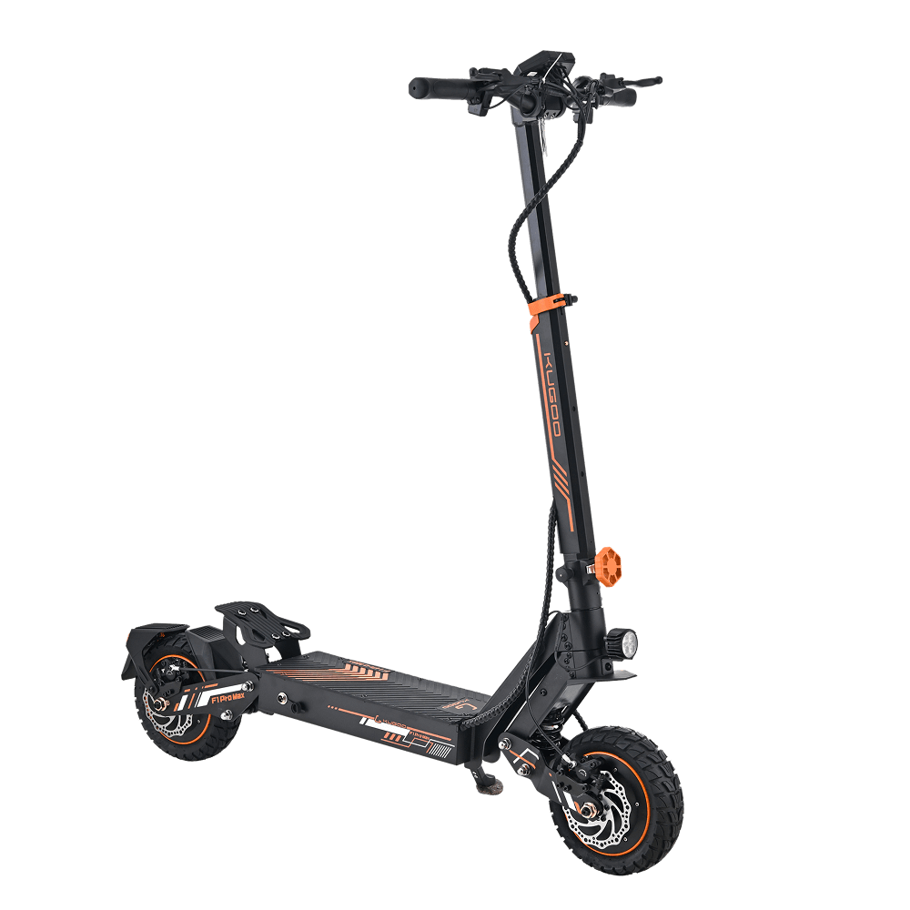 KUGOO F1 Pro Max 48v 22 4ah 1600w Orange Black Kugoo F1 Pro Max Electric Scooter - 1600W 48V 22.4Ah Dual Motor - Orange/Black - Image 8