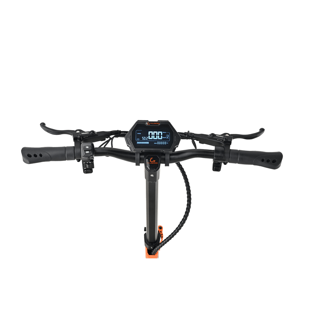 KUGOO F1 Pro Max 48v 22 4ah 1600w Orange Black Kugoo F1 Pro Max Electric Scooter - 1600W 48V 22.4Ah Dual Motor - Orange/Black - Image 10
