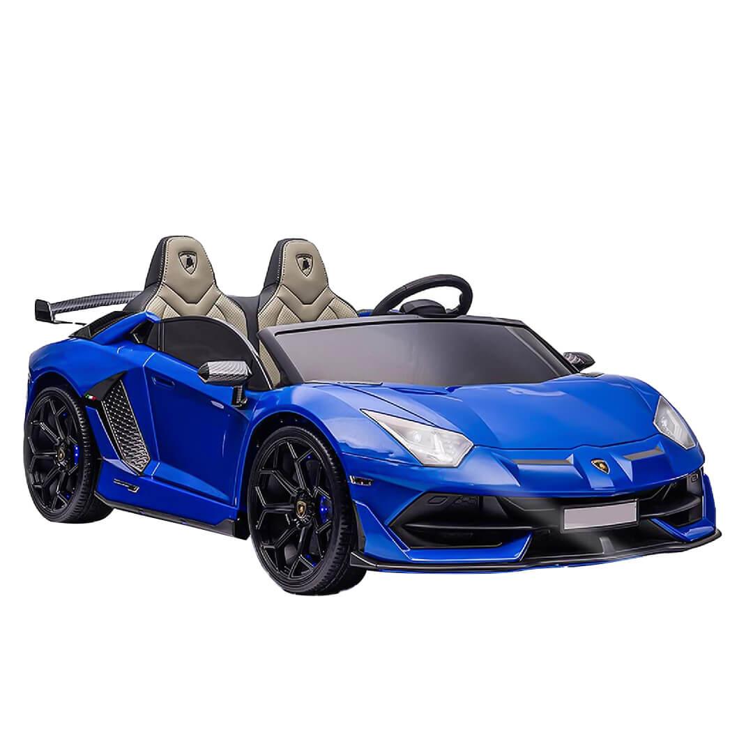 Lob308 Blue Lamborghini Licensed XXL Kids Electric Ride-On Car - 24V 2-Seater - Blue - Image 7