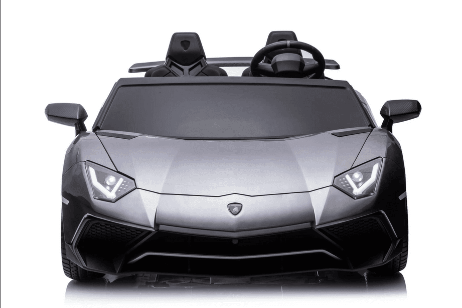 Lob308 Grey Lamborghini Licensed XXL Kids Electric Ride-On Car - 24V 2-Seater - Grey - Image 5