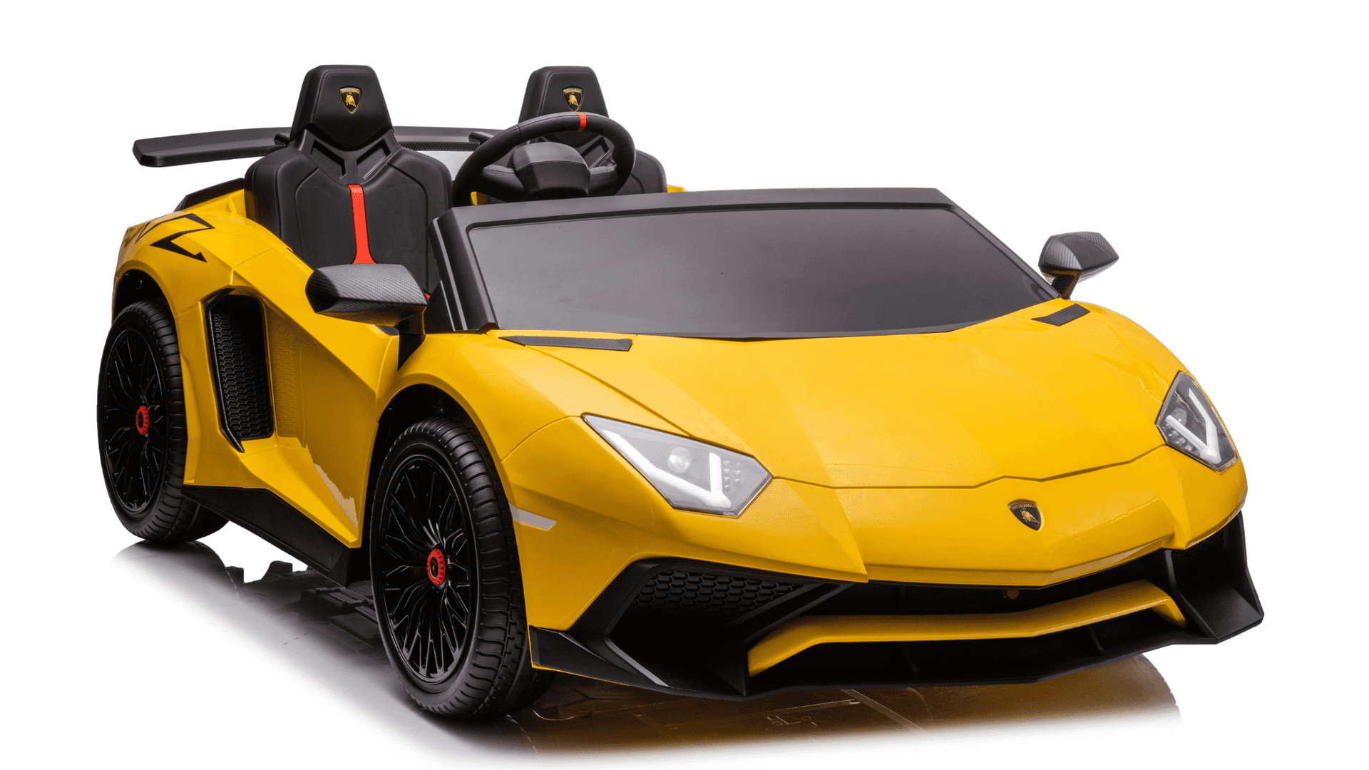 Lob308 Yellow Lamborghini Licensed XXL Kids Electric Ride-On Car - 24V 2-Seater - Yellow - Image 17