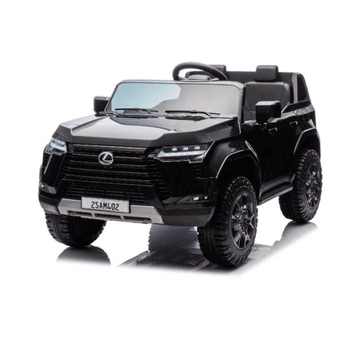 Lexus Gx550 12v Black Licensed Lexus GX550 Kids Electric Ride-On Car - 12V Dual Motor - Black - Image 3