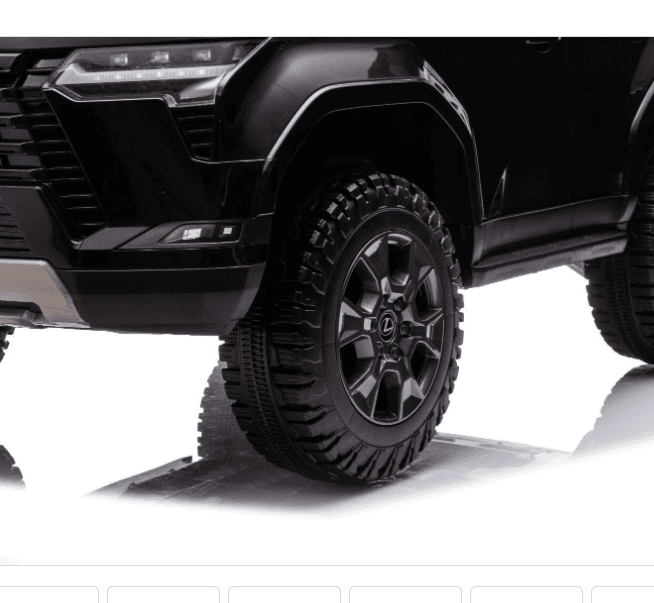 Lexus Gx550 12v Black Licensed Lexus GX550 Kids Electric Ride-On Car - 12V Dual Motor - Black - Image 6