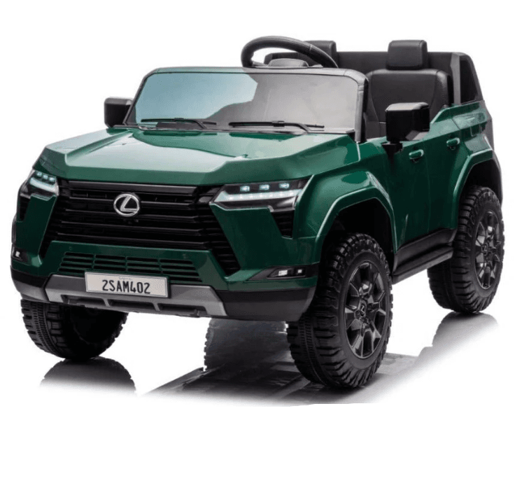 Lexus Gx550 12v Green Licensed Lexus GX550 Kids Electric Ride-On Car - 12V Dual Motor - Green - Image 9
