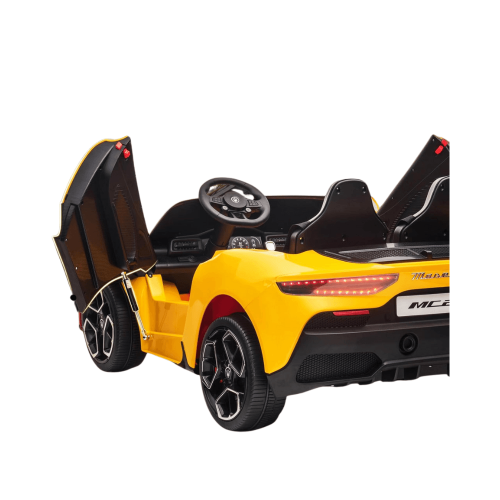Rp Kc 11 Yellow Maserati MC20 Kids Electric Ride-On Car - 24V 14Ah 2-Seater - Yellow - Image 3