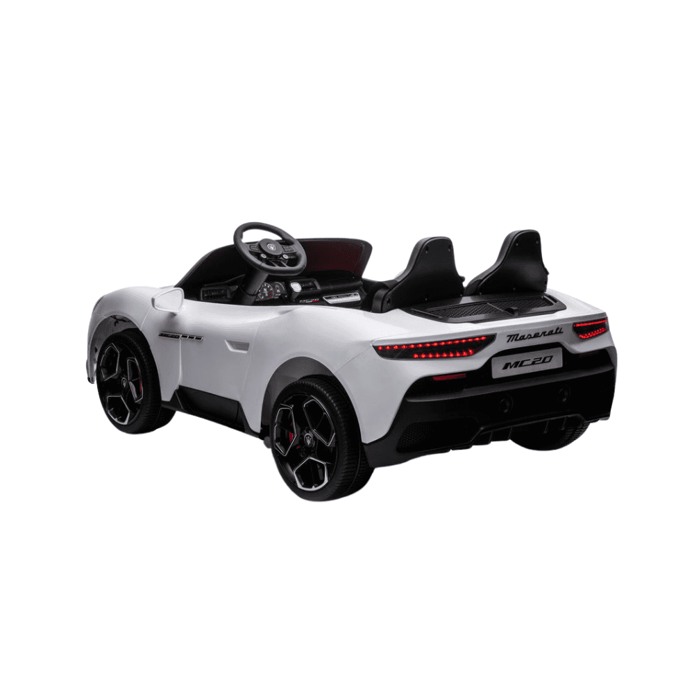 Rp Kc 11 White Maserati MC20 Kids Electric Ride-On Car - 24V 14Ah 2-Seater - White - Image 5
