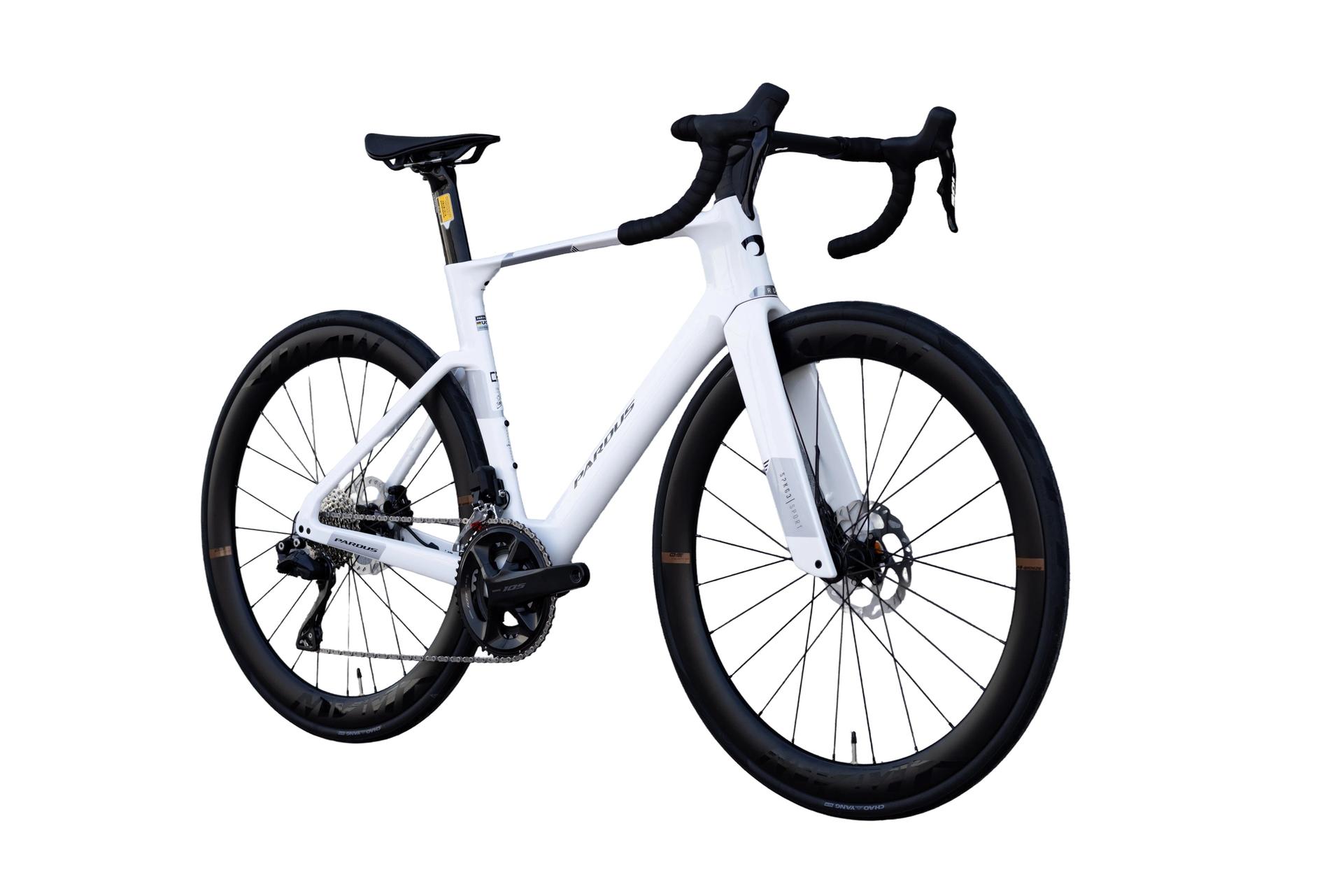 Pardus Spark Sport 105 Di2 Carbon Road Bike Cloud White Pardus Spark Sport - 105 Di2 Carbon Road Bike - Cloud White - Image 20