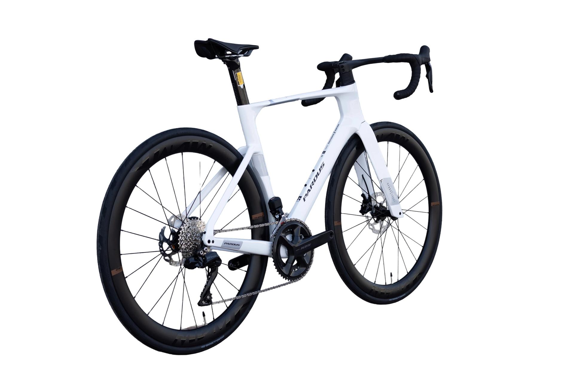 Pardus Spark Sport 105 Di2 Carbon Road Bike Cloud White Pardus Spark Sport - 105 Di2 Carbon Road Bike - Cloud White - Image 21