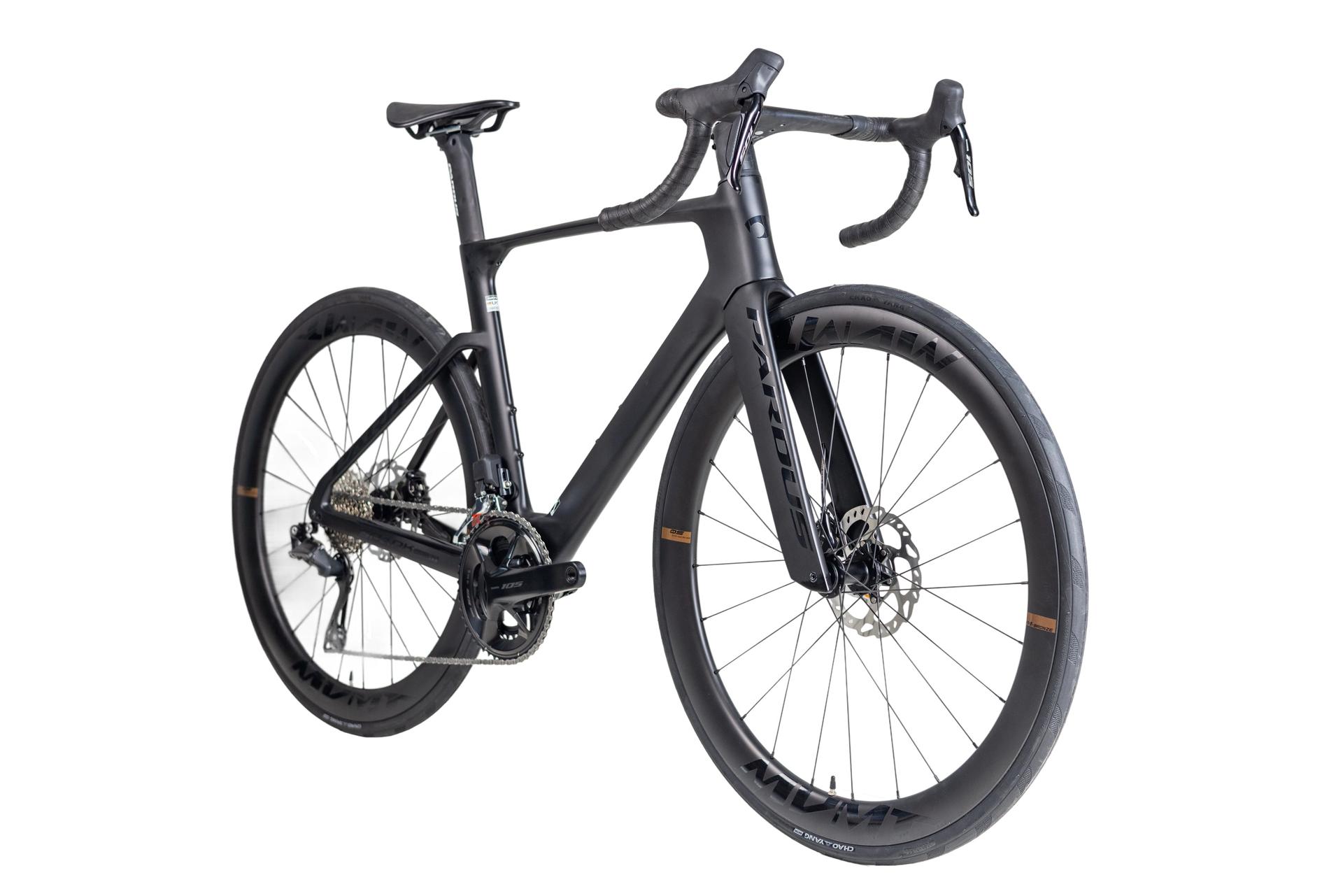 Pardus Spark Sport 105 Di2 Carbon Road Bike Silver Black Pardus Spark Sport - 105 Di2 Carbon Road Bike - Silver/Black - Image 41