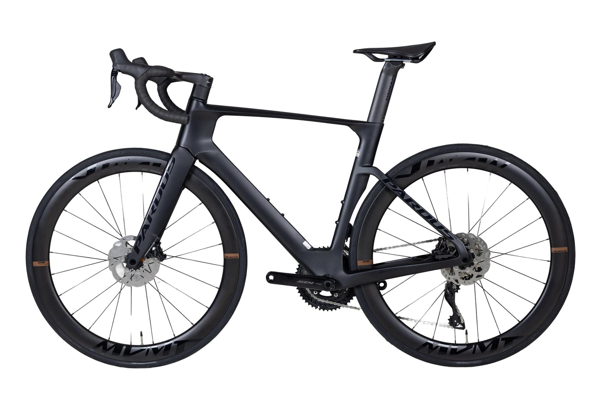 Pardus Spark Sport 105 Di2 Carbon Road Bike Silver Black Pardus Spark Sport - 105 Di2 Carbon Road Bike - Silver/Black - Image 42