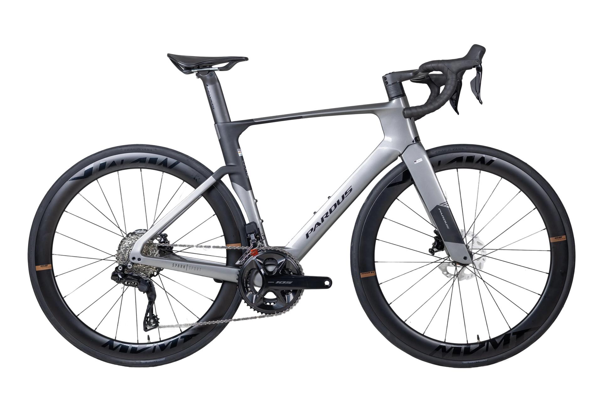 Pardus Spark Sport 105 Di2 Carbon Road Bike Black Pardus Spark Sport - 105 Di2 Carbon Road Bike - Black - Image 1
