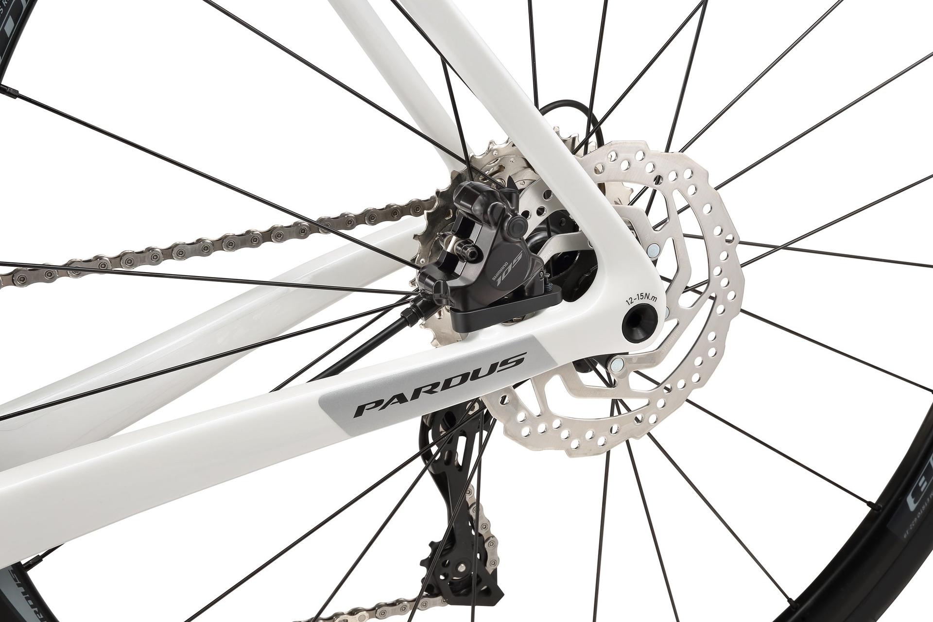 Pardus Super Sport Gen2 105 Di2 Carbon Road Bike Cloud White Pardus Super Sport Gen2 - 105 Di2 Carbon Road Bike - Cloud White - Image 4