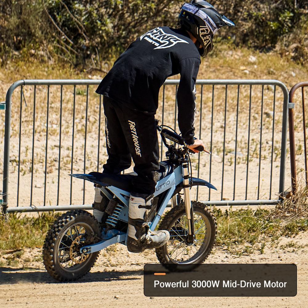 Tuttio Soleil01 Blue Tuttio Soleil 01 Electric Dirt Bike - 3000W 48V 21Ah - Blue - Image 13