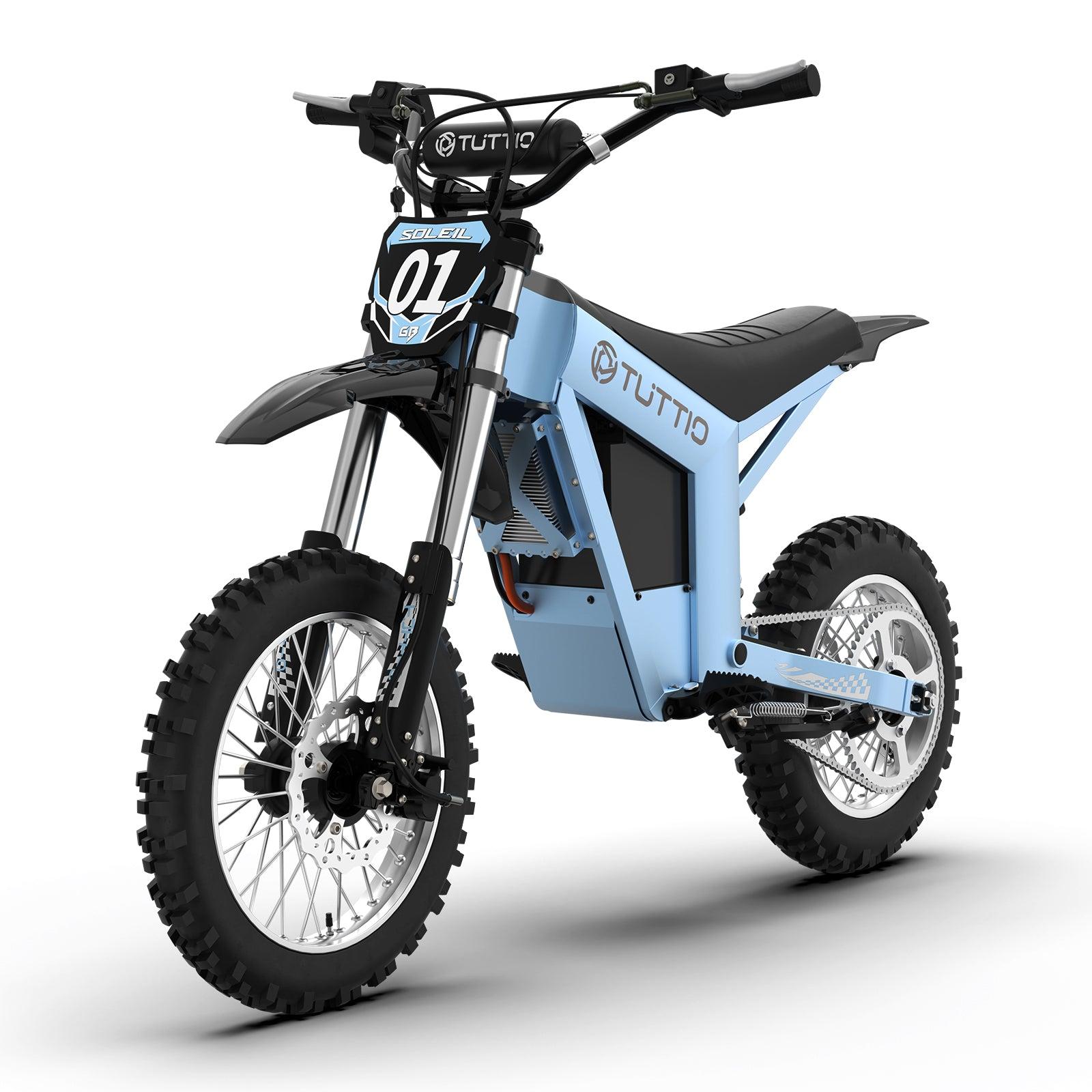 Tuttio Soleil01 Blue Tuttio Soleil 01 Electric Dirt Bike - 3000W 48V 21Ah - Blue - Image 15