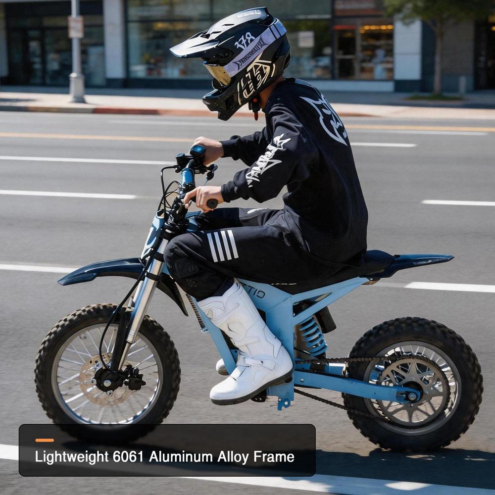 Tuttio Soleil01 Blue Tuttio Soleil 01 Electric Dirt Bike - 3000W 48V 21Ah - Blue - Image 18