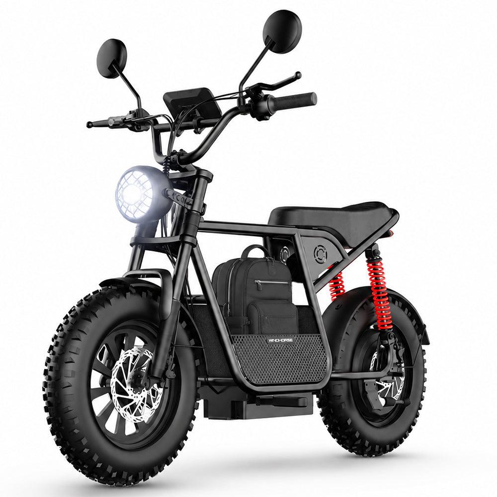 Wh D1 Black Windhorse D1 Electric Scooter - 750W 48V 15Ah - Black - Image 1