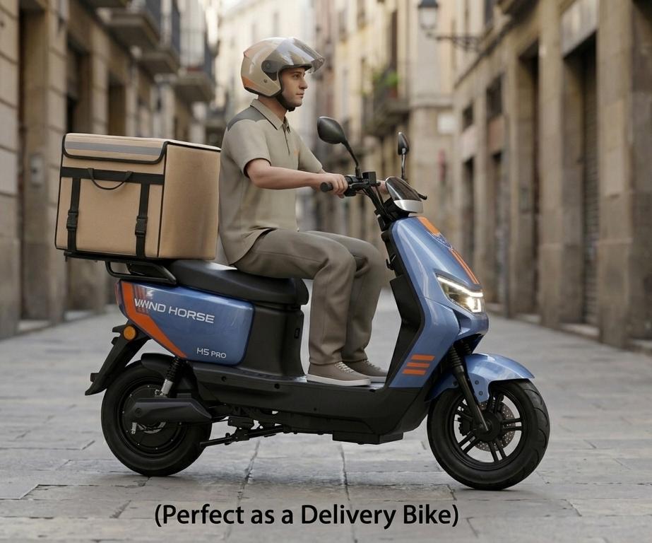 Windhorse M5 Pro 60v 20ah 1500w Blue Windhorse M5 Pro Electric Scooter - 1500W 60V 20Ah - Blue - Image 19